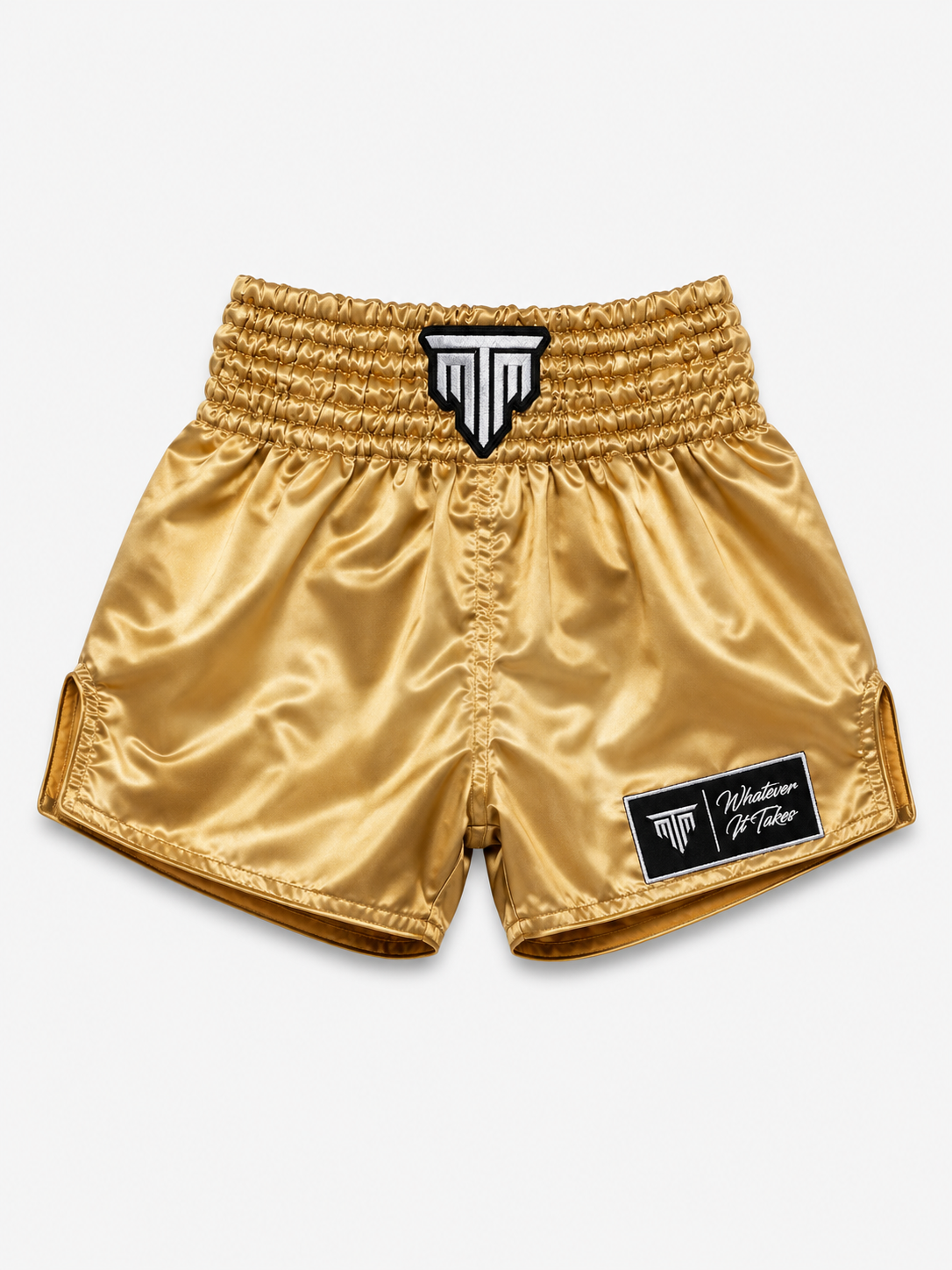 "CLASSIC" MUAY THAI SHORTS - GOLD