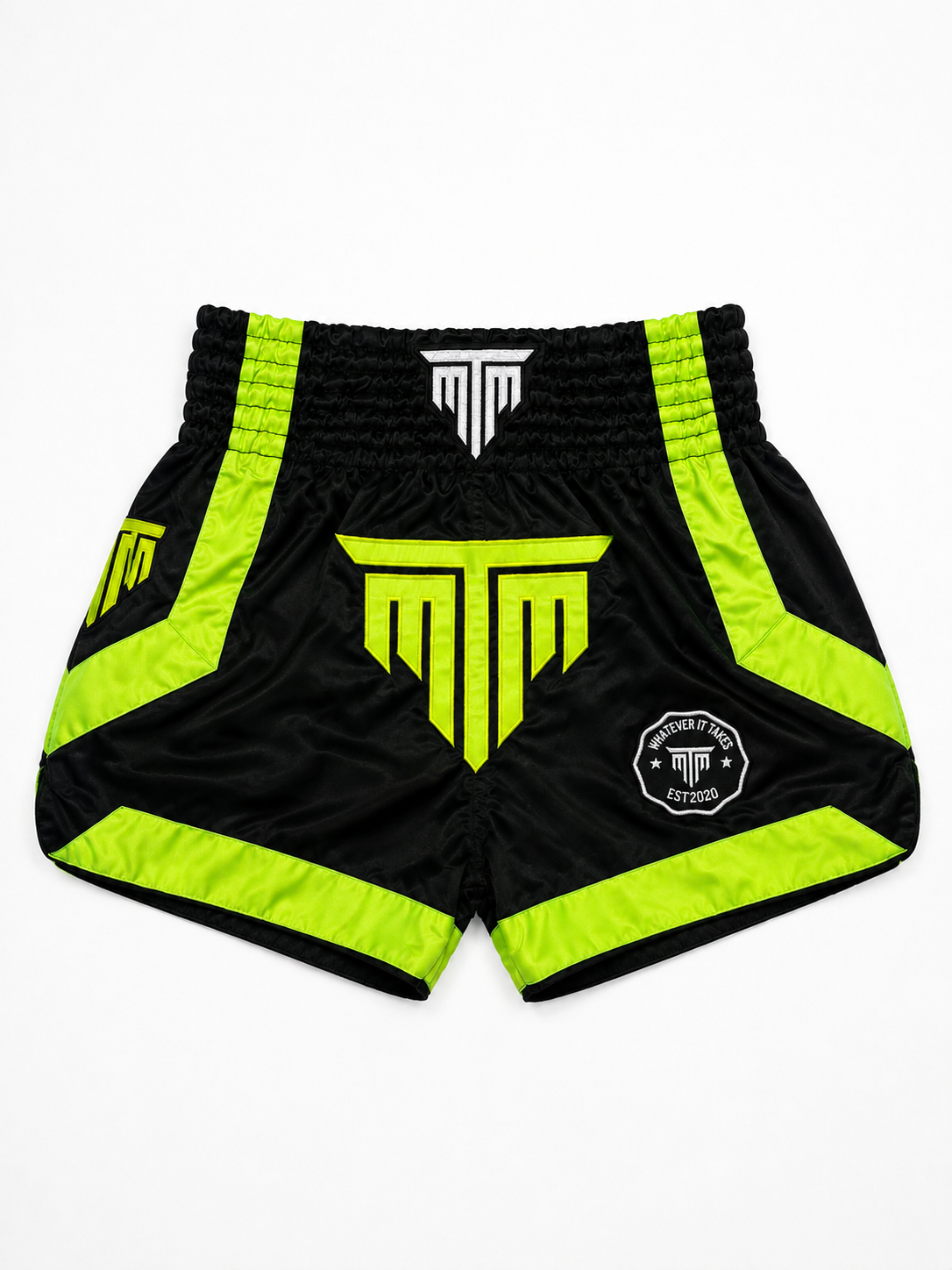 "ECLIPSE" MUAY THAI SHORTS - GREEN