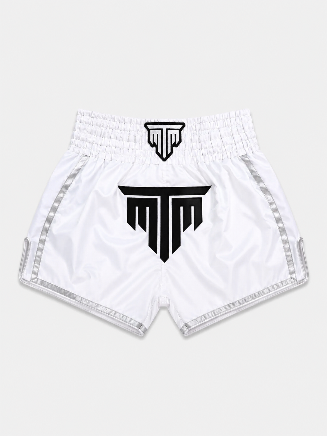 "ESSENTIALS" MUAY THAI SHORTS - WHITE