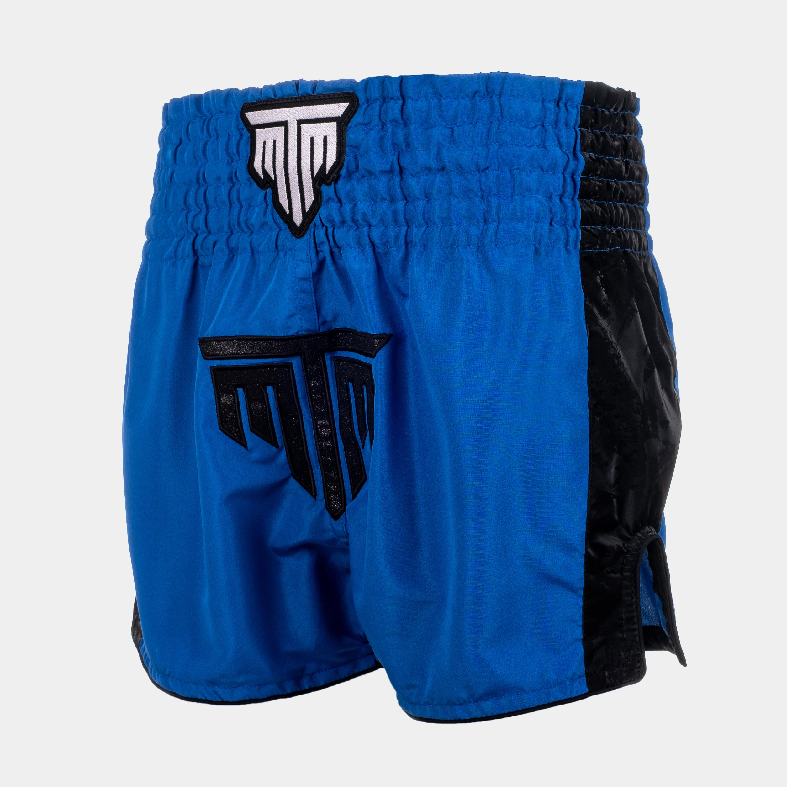 "DELUXE" MUAY THAI SHORTS - BLUE