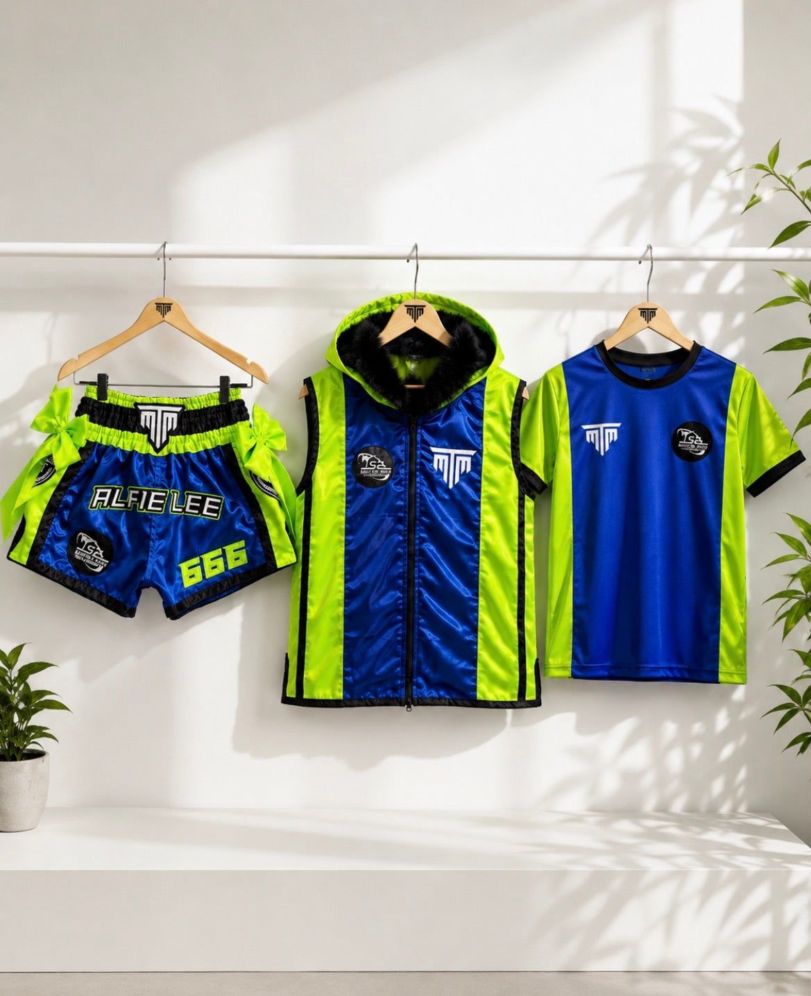 CUSTOM SET | T SHIRT + MUAY THAI SHORTS COMBO