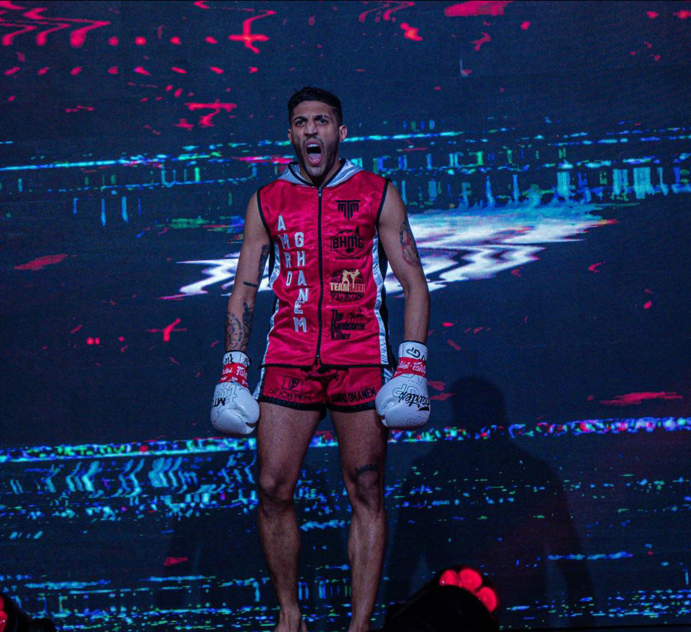 CUSTOM MUAY THAI SHORTS - RETRO STYLE