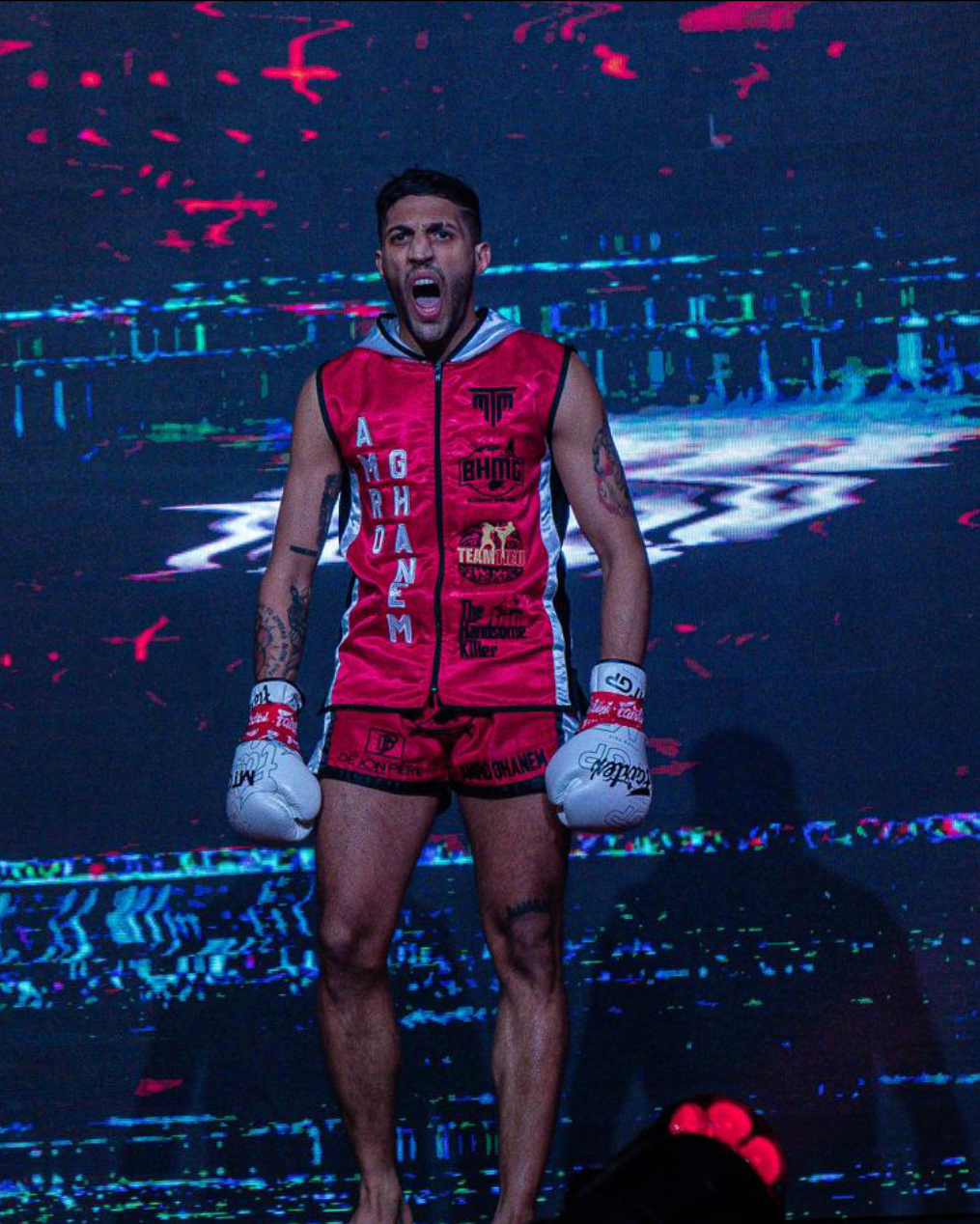 CUSTOM MUAY THAI SHORTS - RETRO STYLE