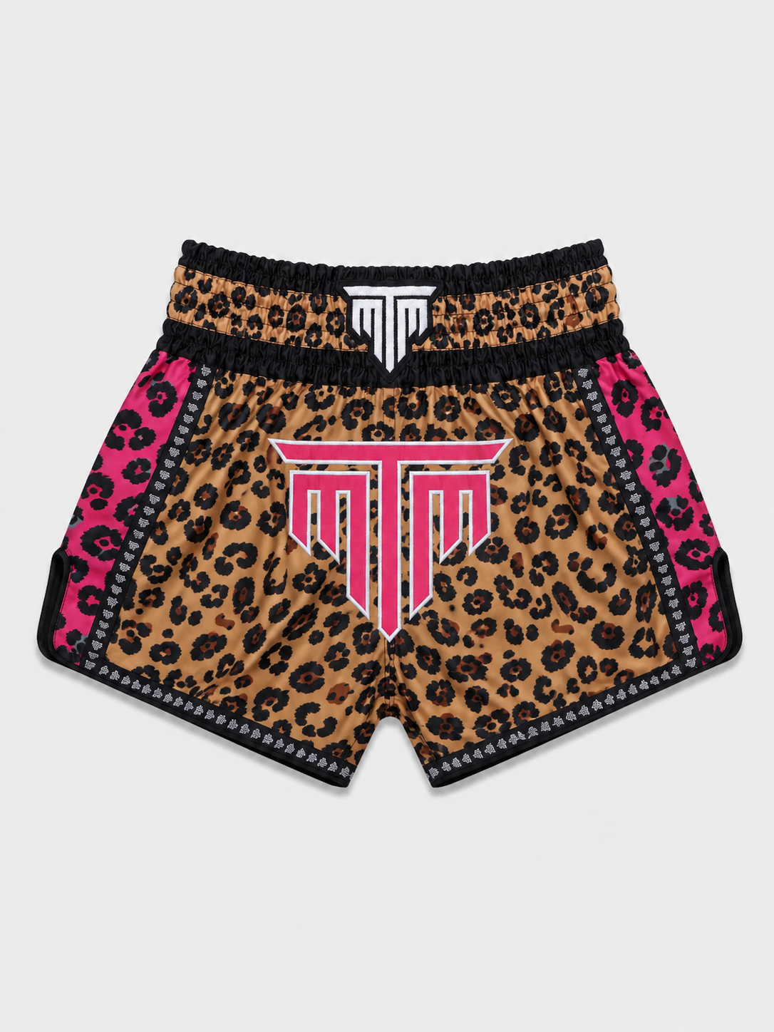 WILDHEART MUAY THAI SHORTS - CHEETAH PINK