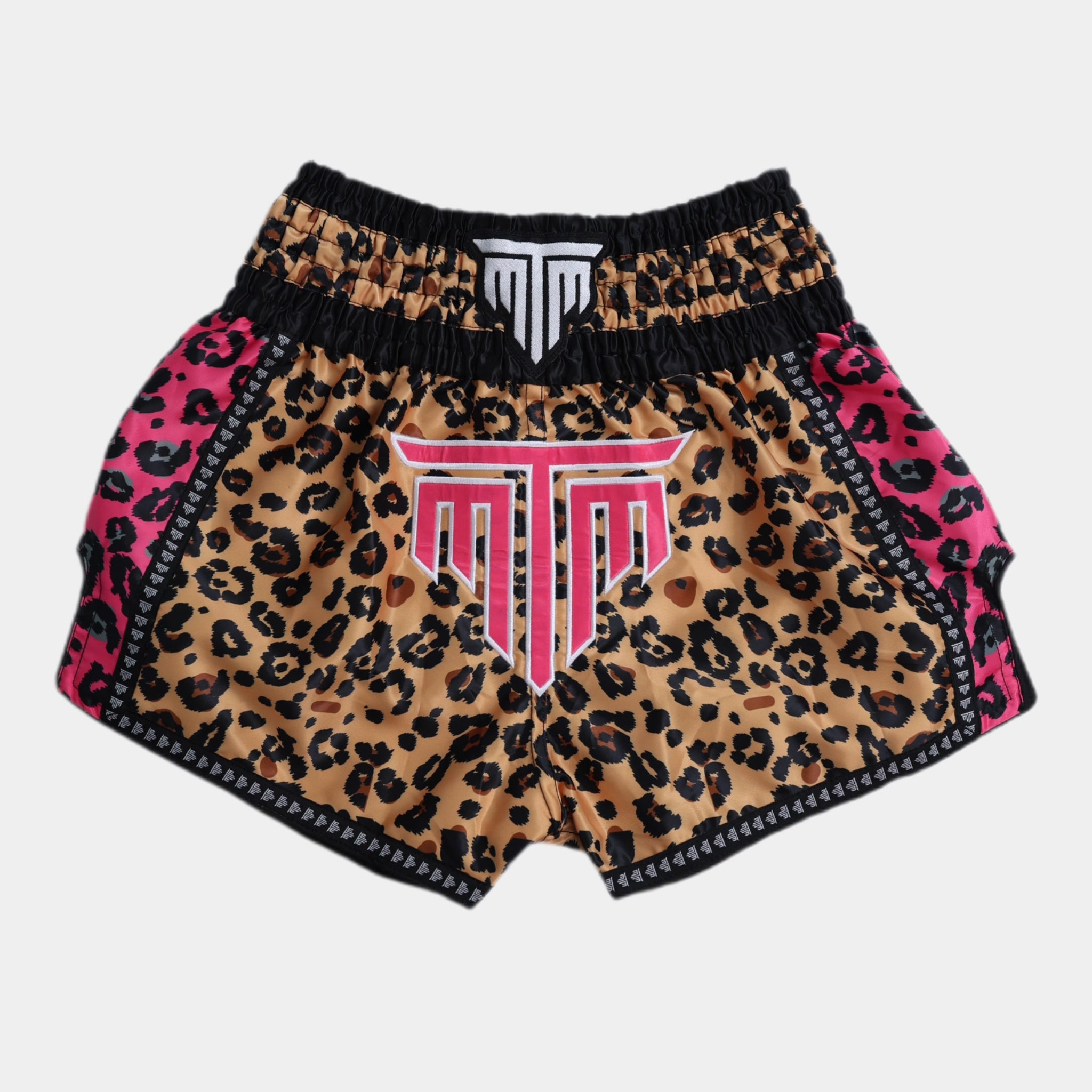 WILDHEART MUAY THAI SHORTS - CHEETAH PINK
