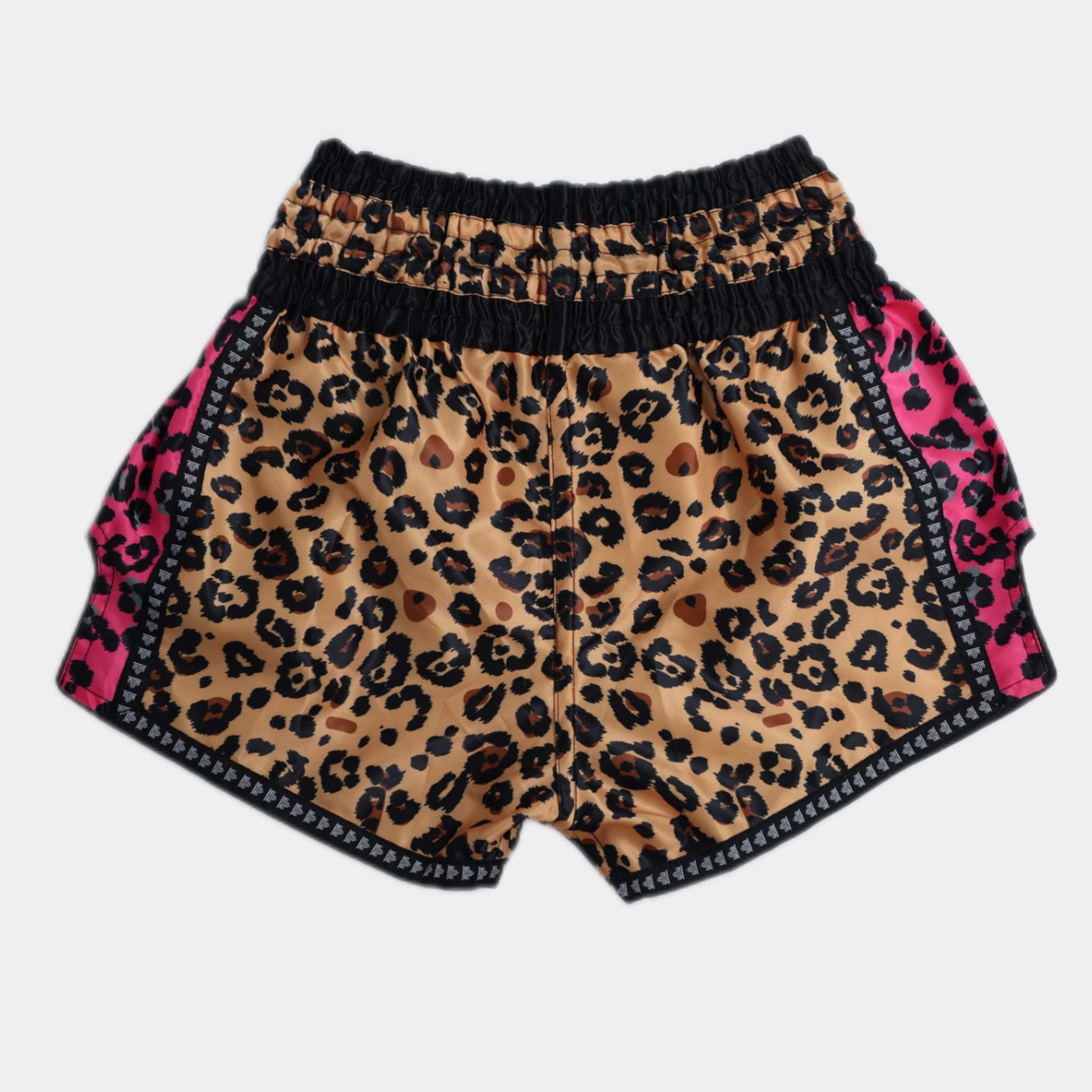 WILDHEART MUAY THAI SHORTS - CHEETAH PINK