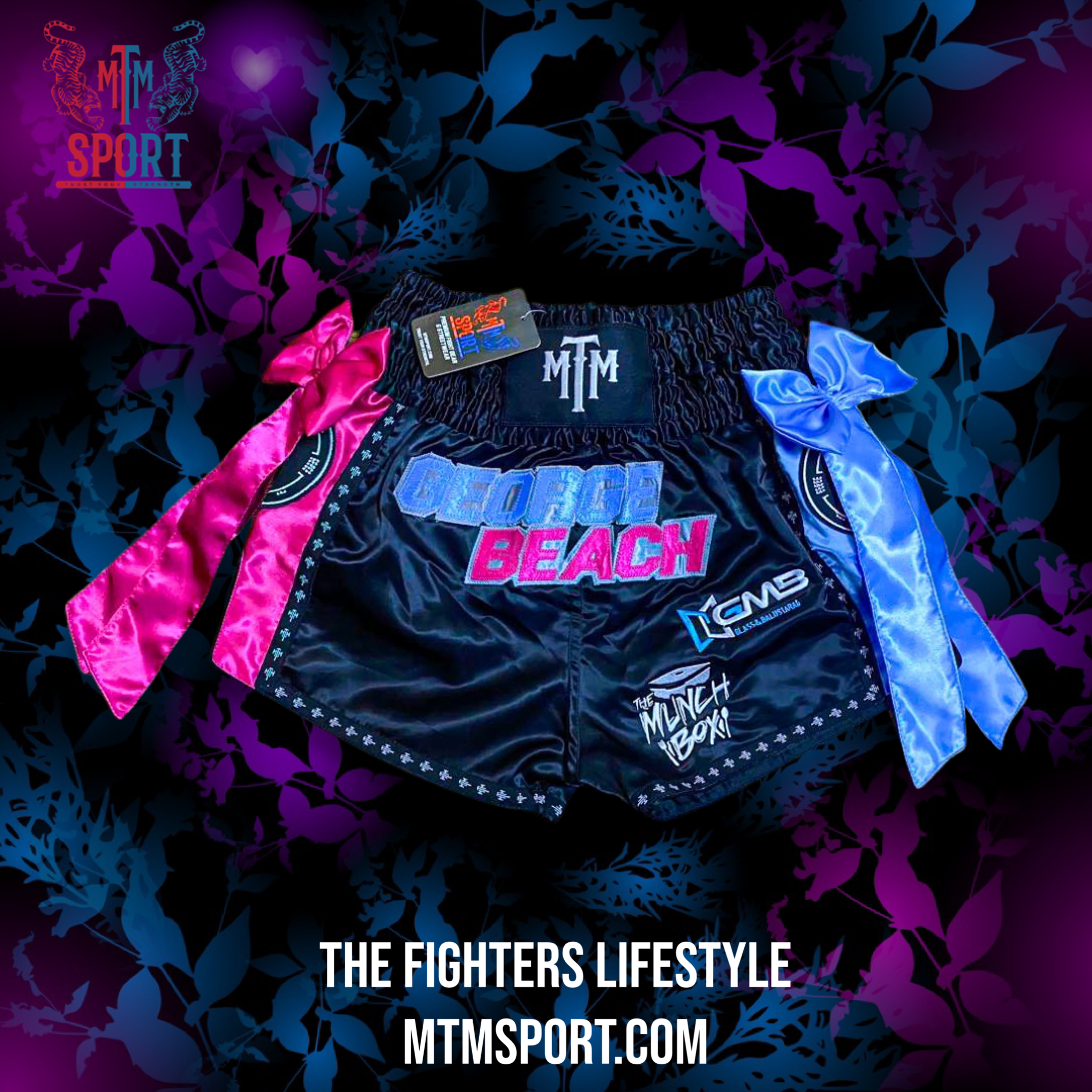 CUSTOM MUAY THAI SHORTS - RETRO STYLECUSTOM MUAY THAI SHORTS - RETRO STYLE