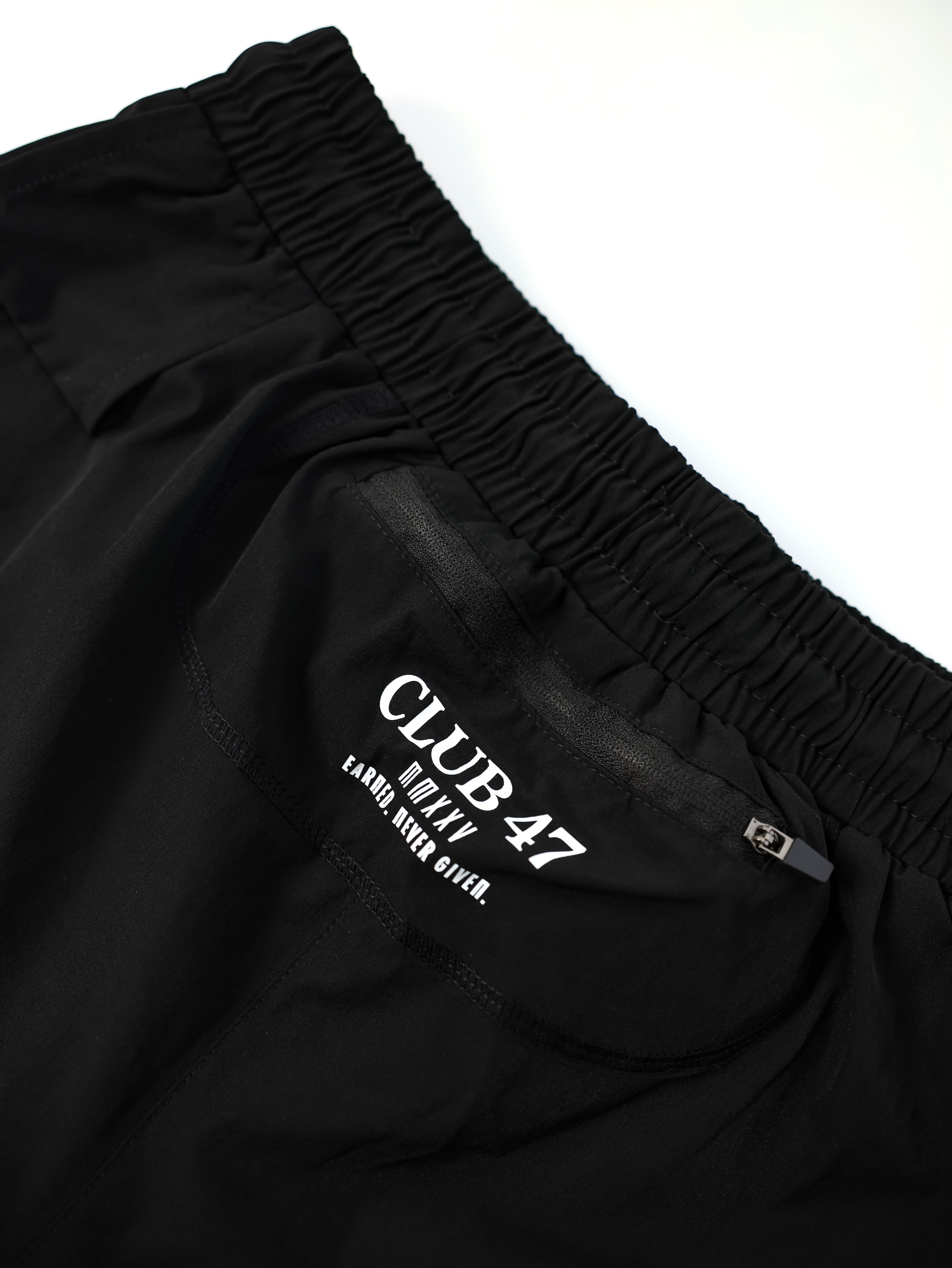 CLUB 47 PERFORMANCE SHORTS BLACK