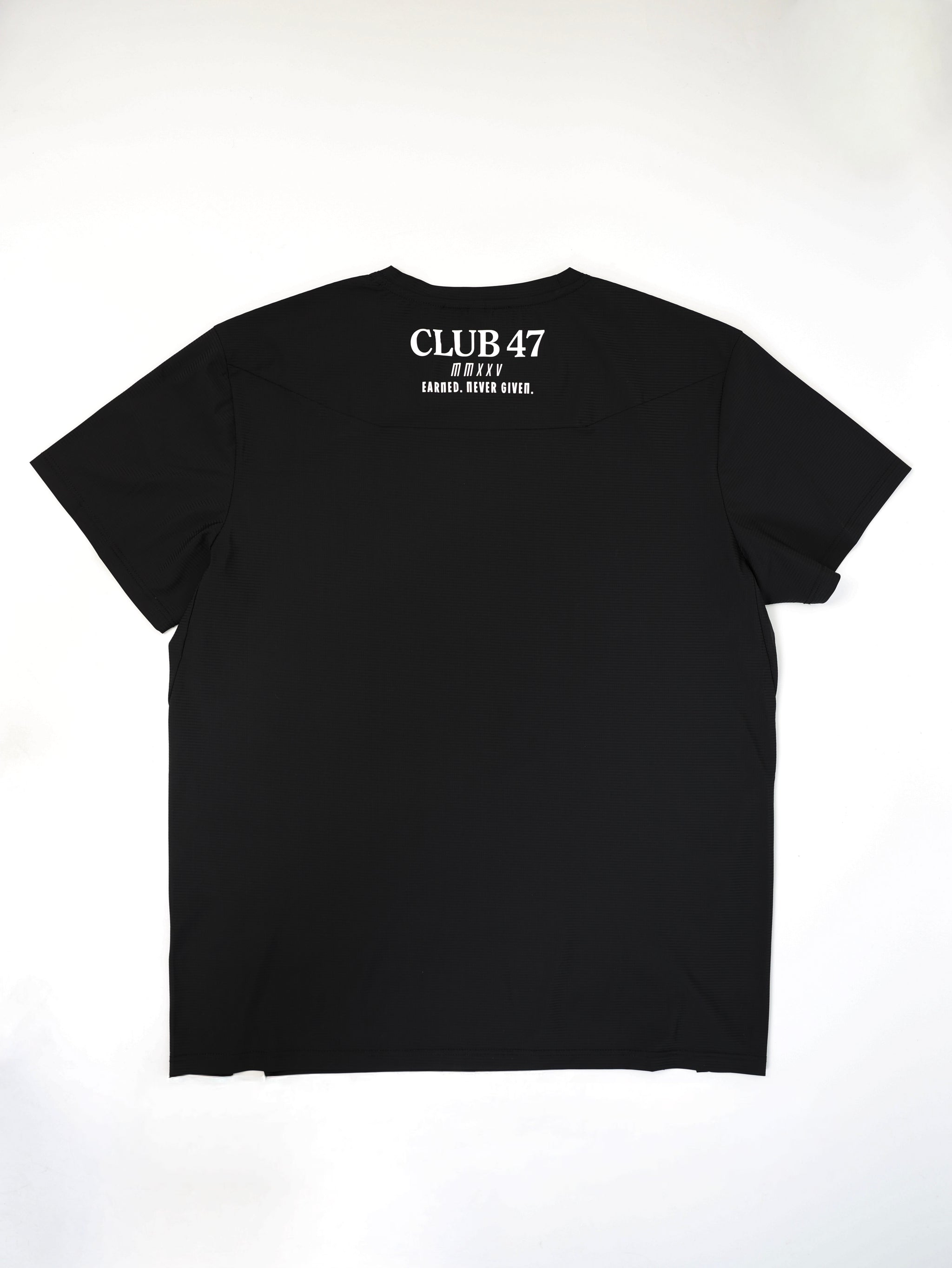 CLUB 47 PERFORMANCE TEE - BLACK