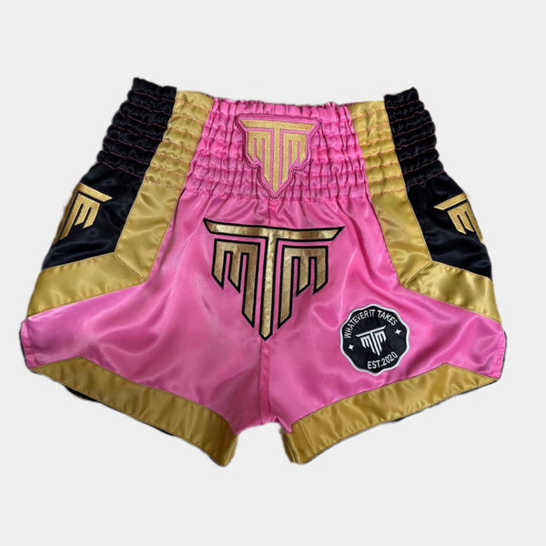 "ROYALE" MUAY THAI SHORTS - PINK