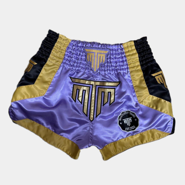"ROYALE" MUAY THAI SHORTS - PURPLE