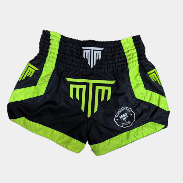"ECLIPSE" MUAY THAI SHORTS - GREEN