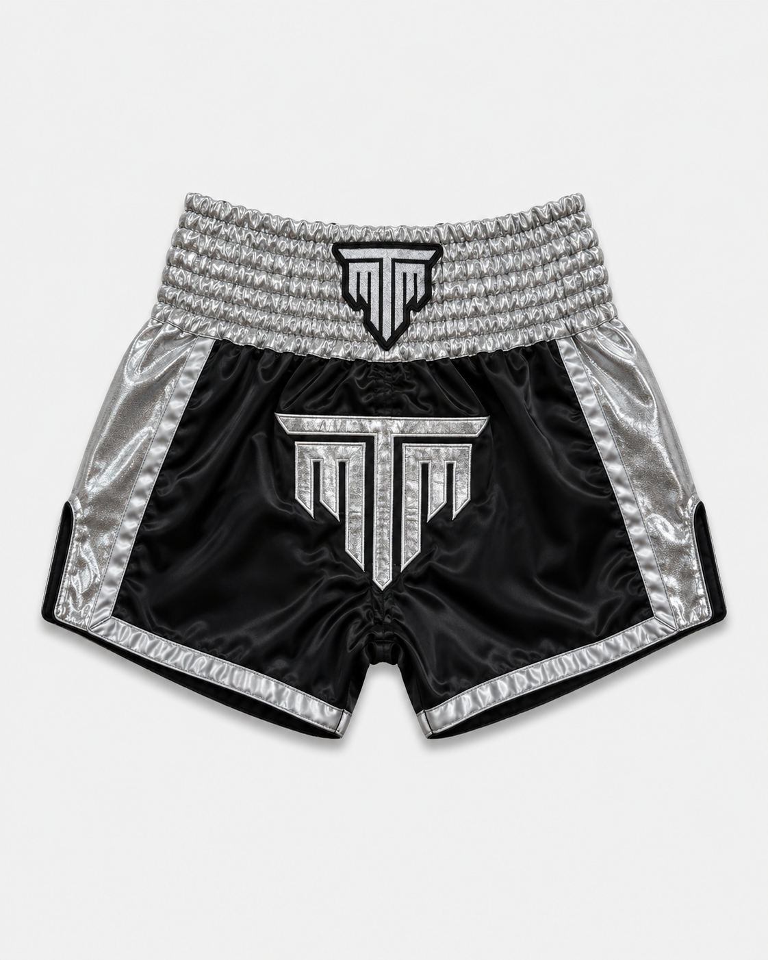 "EMPIRE" MUAY THAI SHORTS - SILVER