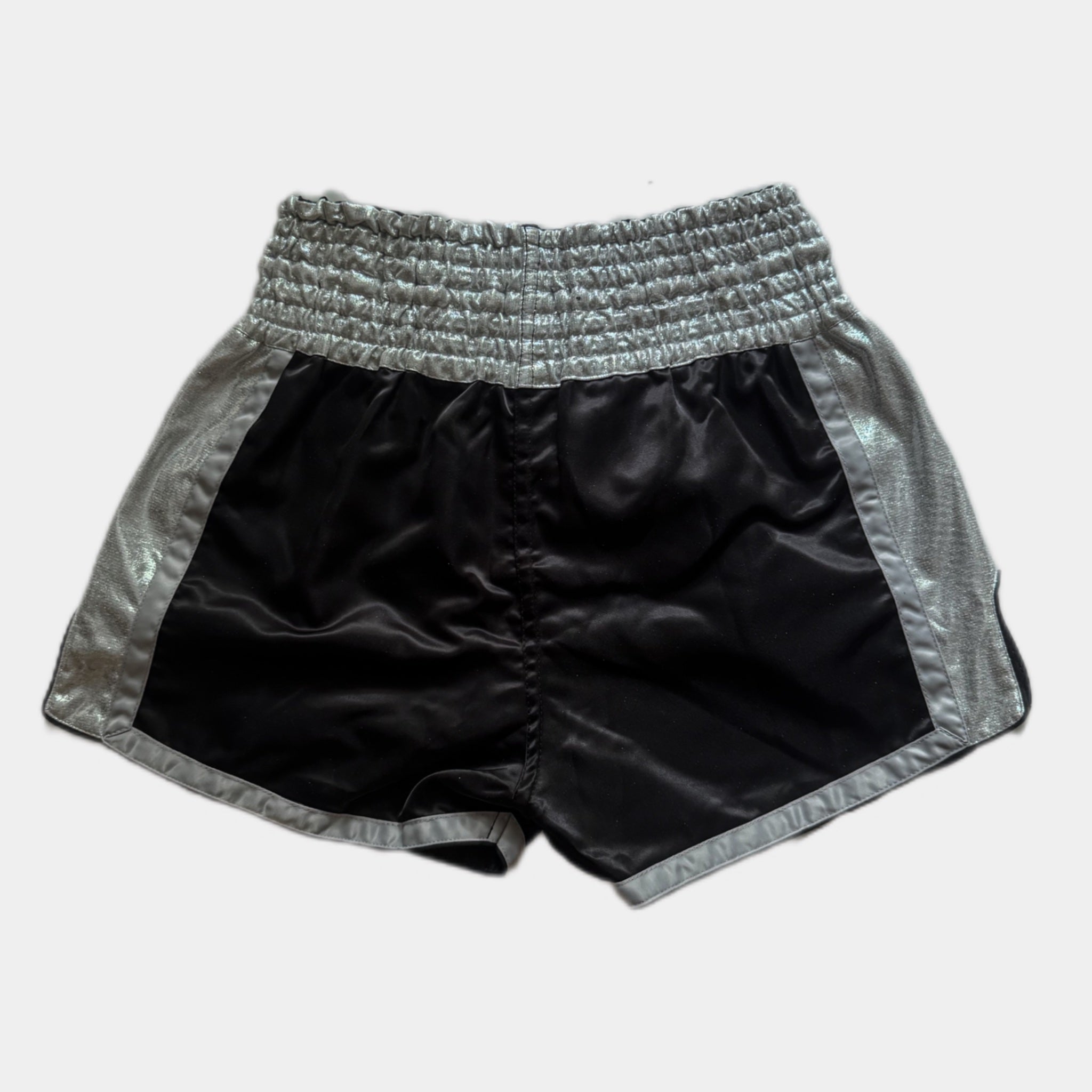 "EMPIRE" MUAY THAI SHORTS - SILVER