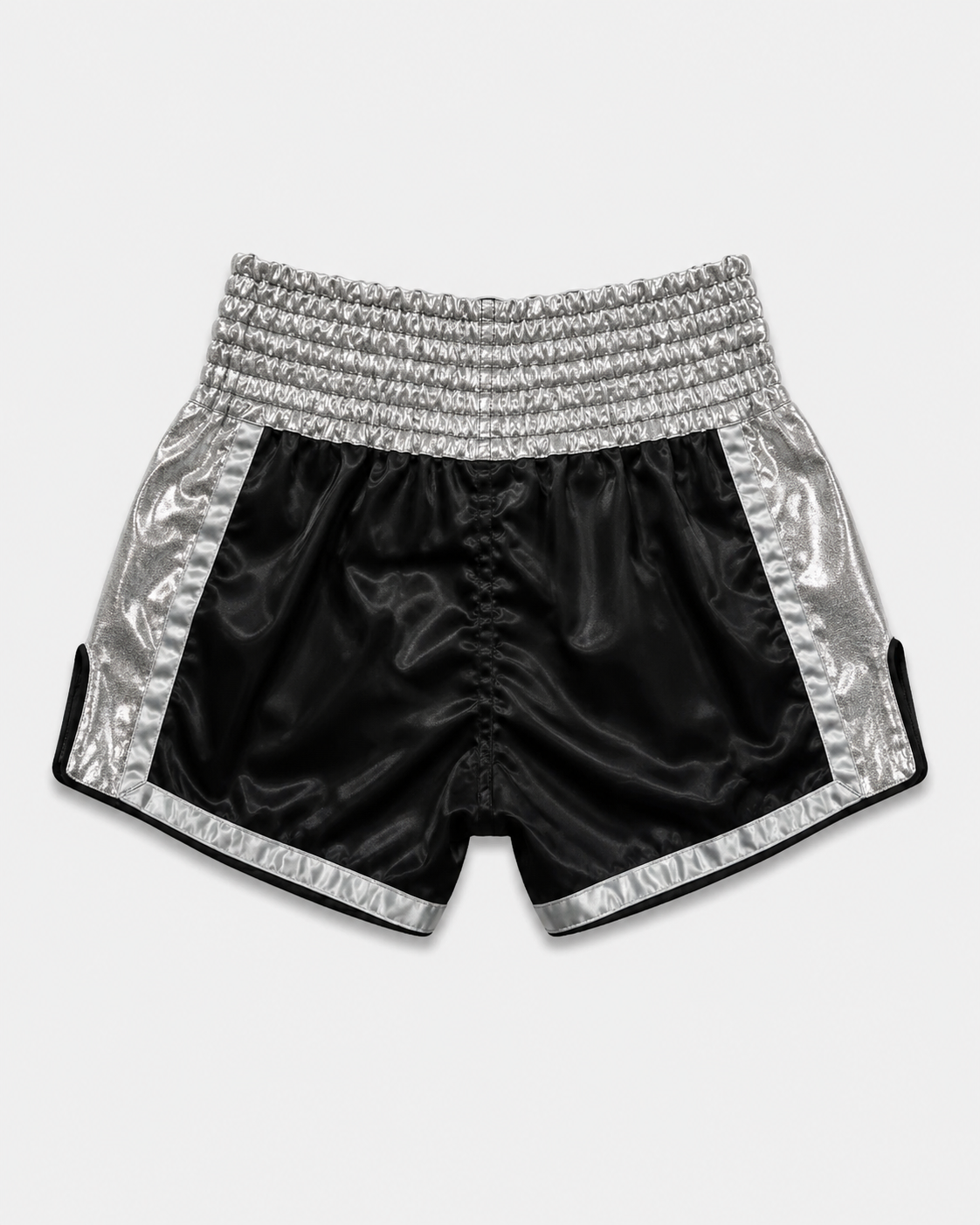 "EMPIRE" MUAY THAI SHORTS - SILVER