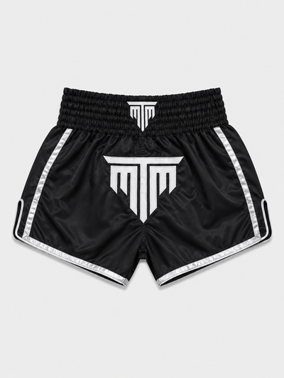 "ESSENTIALS" MUAY THAI SHORTS - BLACK