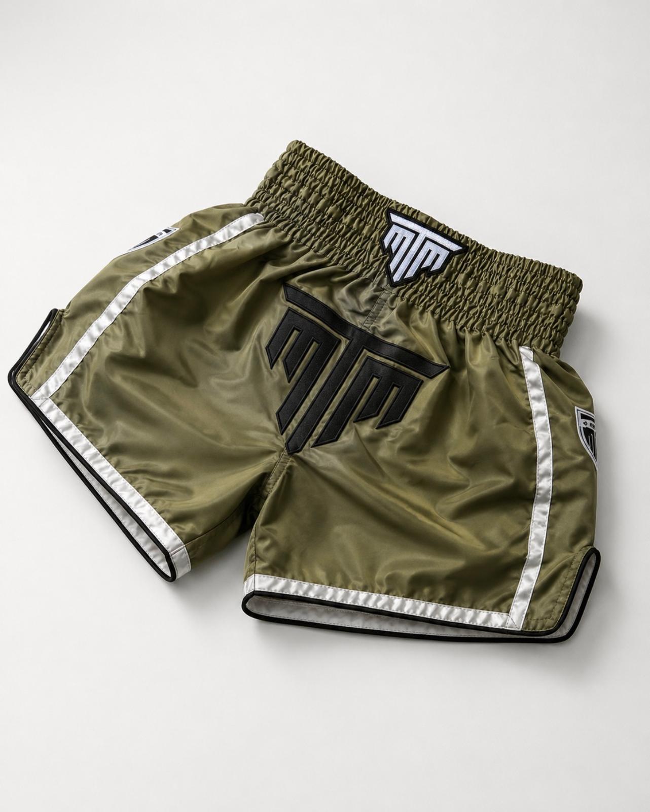 "ESSENTIALS" MUAY THAI SHORTS - KHAKI