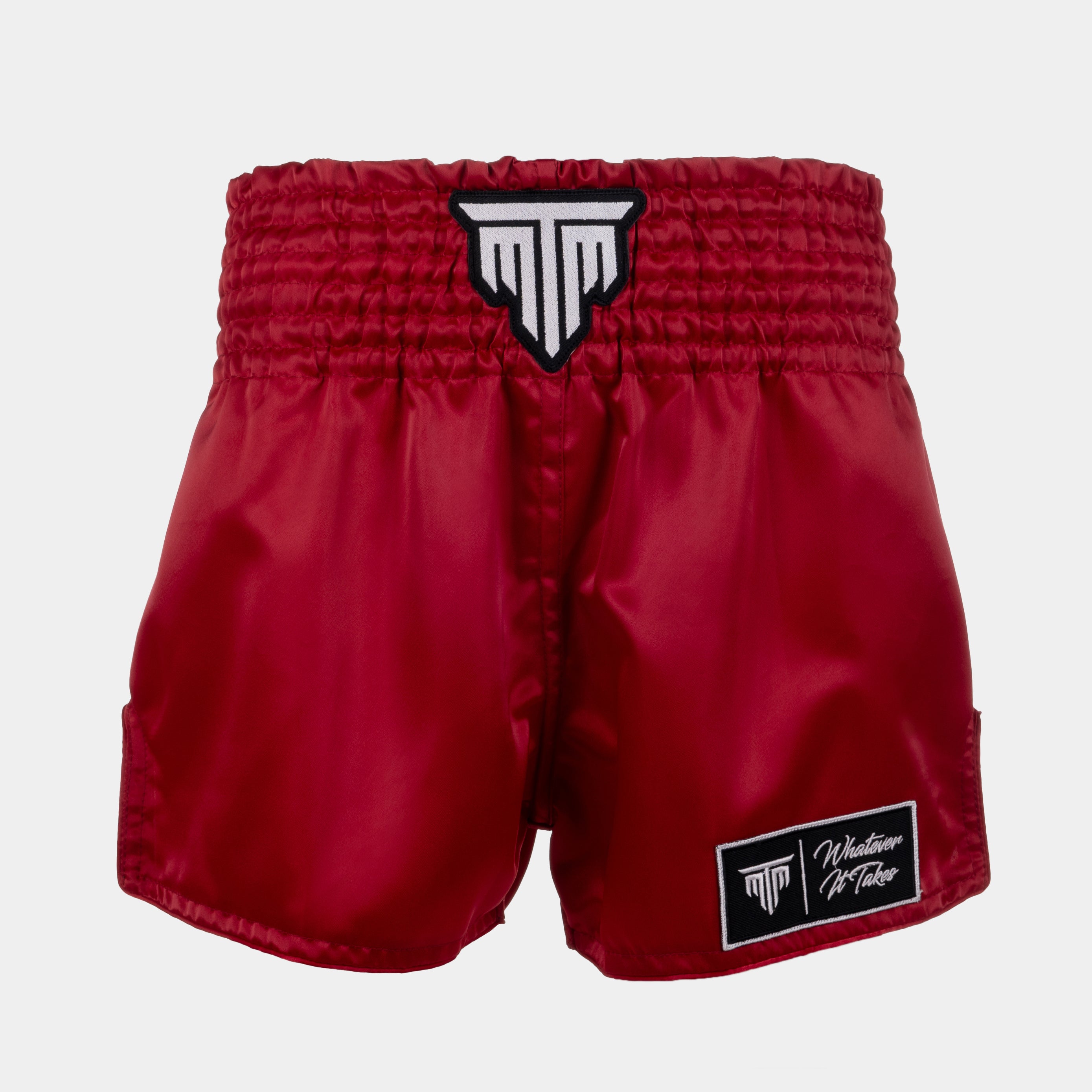 "CLASSIC" MUAY THAI SHORTS - BURGUNDY