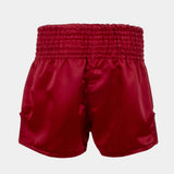 "CLASSIC" MUAY THAI SHORTS - BURGUNDY