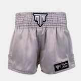 PRE-ORDER | "CLASSIC" MUAY THAI SHORTS - SILVER