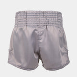 "CLASSIC" MUAY THAI SHORTS - SILVER