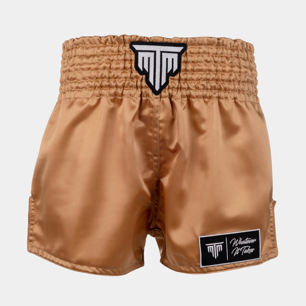 PRE-ORDER | "CLASSIC" MUAY THAI SHORTS - GOLD