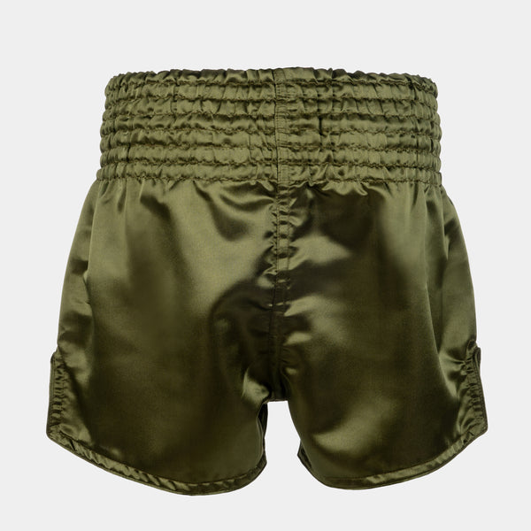 PRE-ORDER | "CLASSIC" MUAY THAI SHORTS - ARMY GREEN