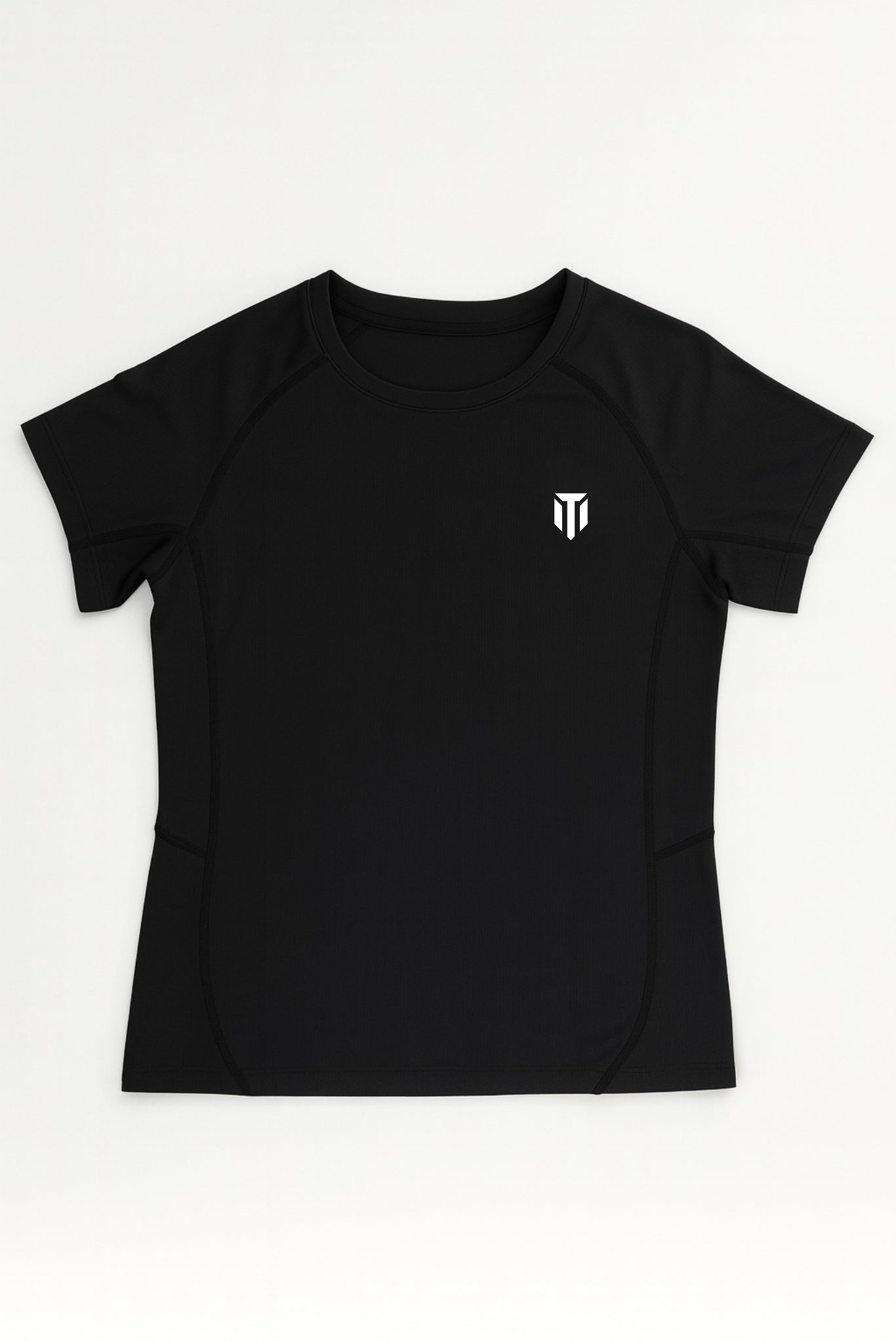 CLUB 47 WOMENS PERFORMANCE TEE - BLACK