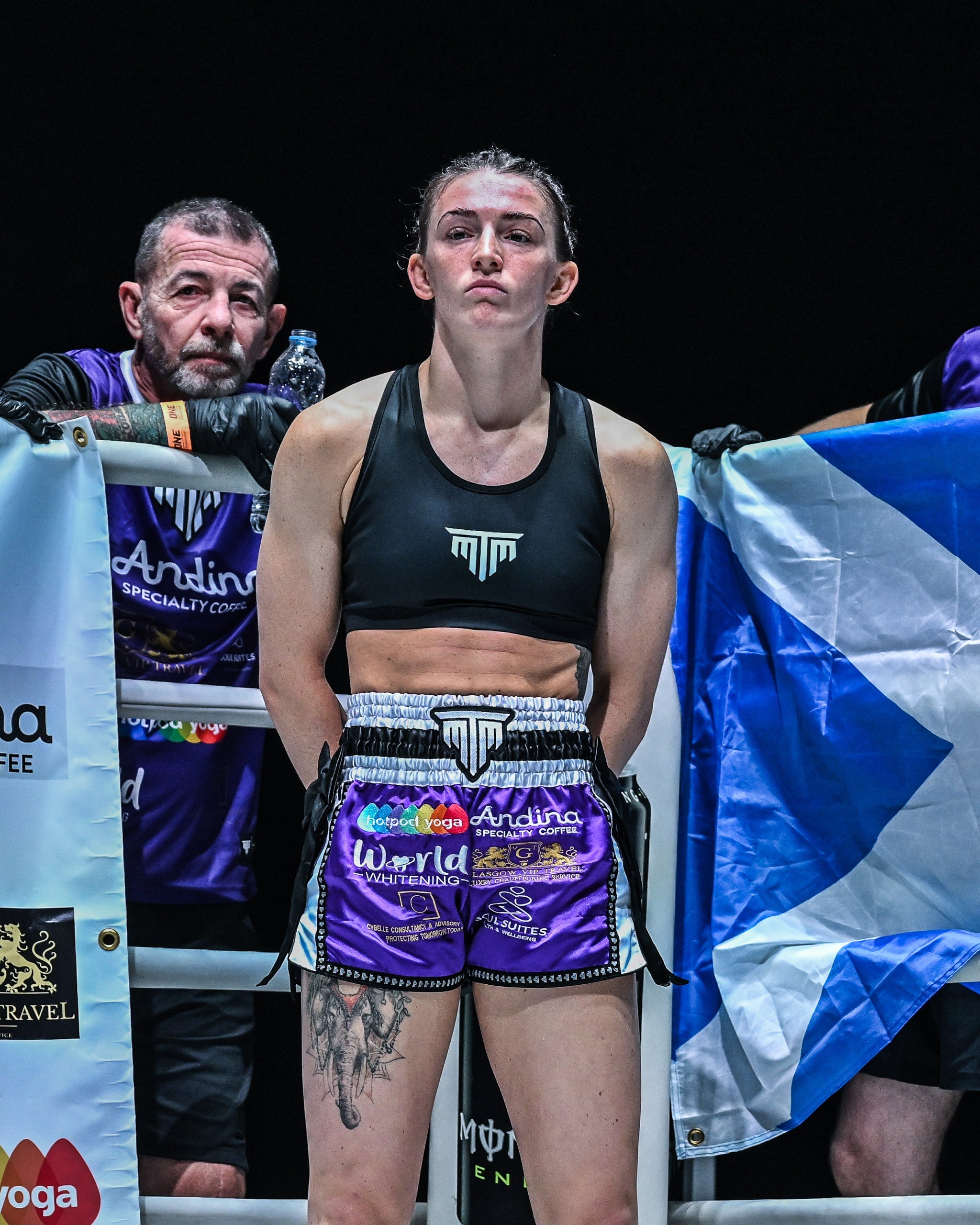 CUSTOM MUAY THAI SHORTS - RETRO STYLE