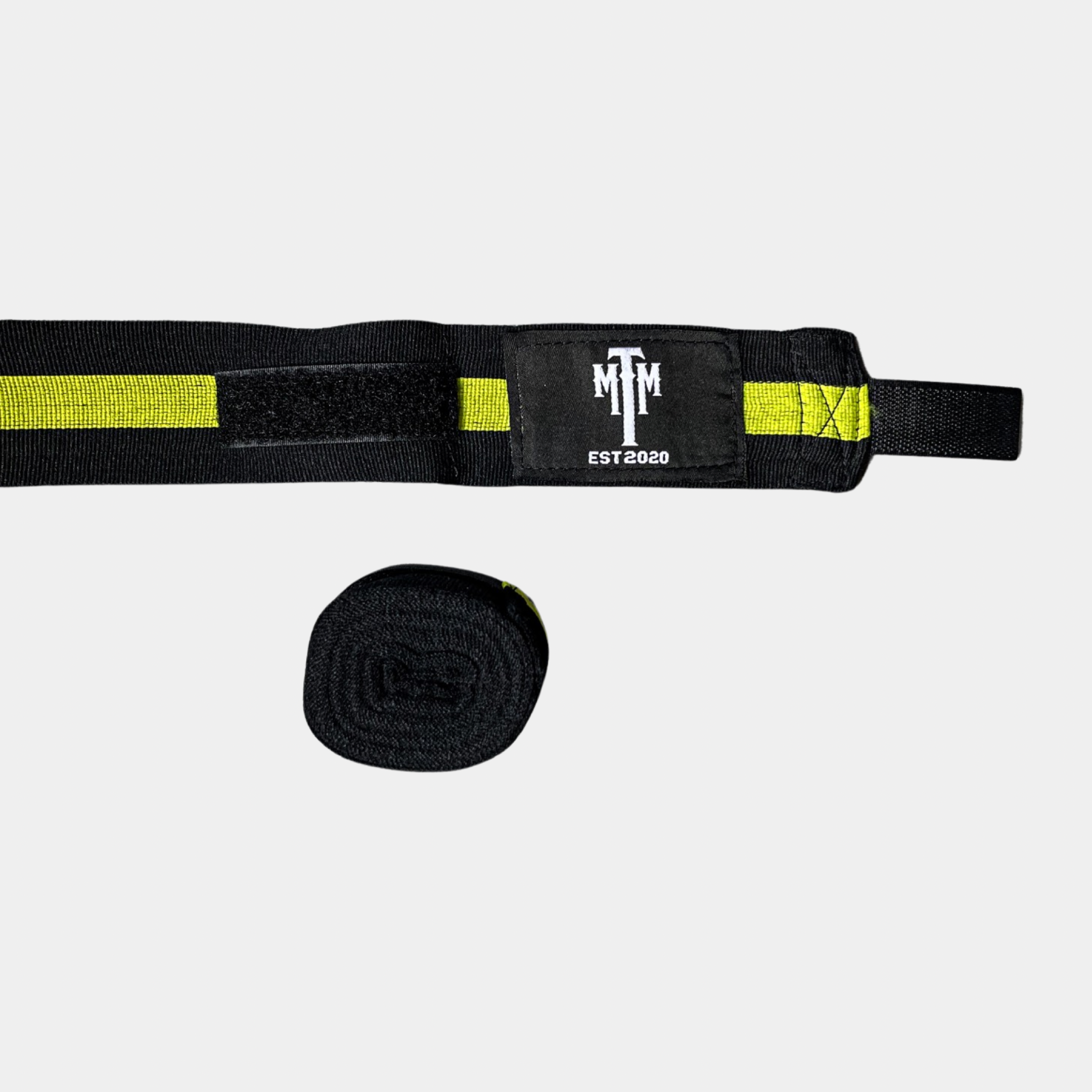 4.5M MTM 2-Tone Hand Wraps Lime Green/Black