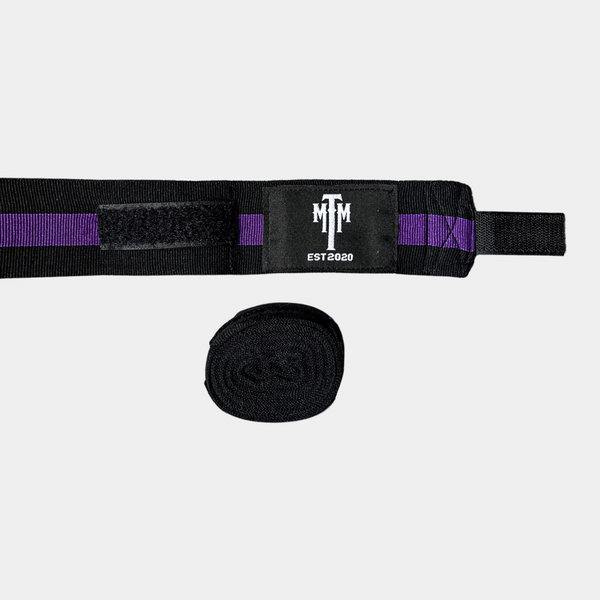 4.5M MTM 2-Tone Hand Wraps Purple/Black