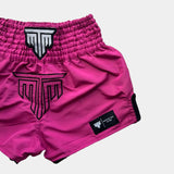 "NEON STRIKE" MUAY THAI SHORTS - PINK