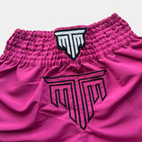 "NEON STRIKE" MUAY THAI SHORTS - PINK