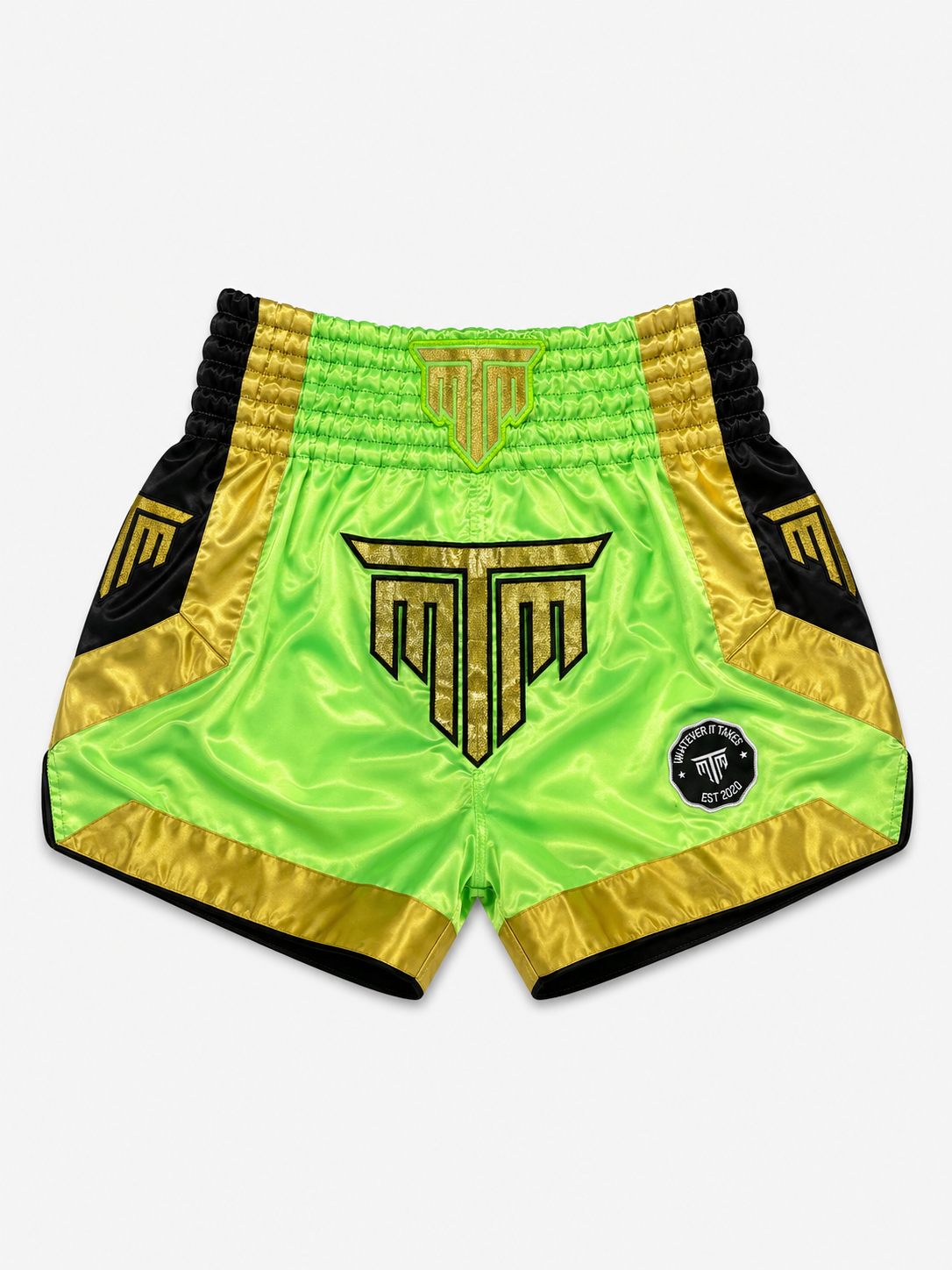 "ROYALE" MUAY THAI SHORTS - GREEN