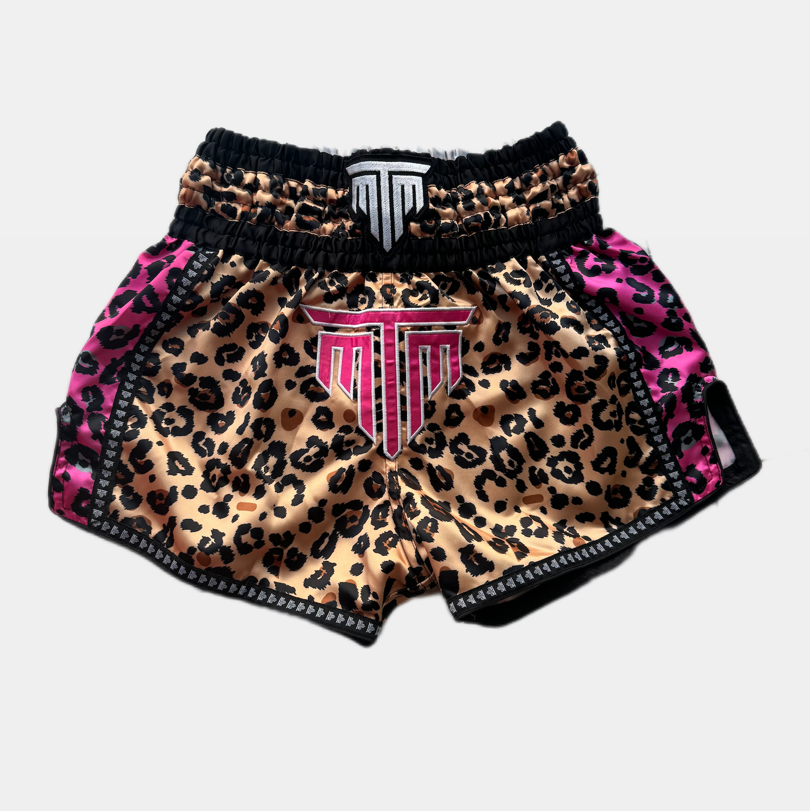 WILDHEART MUAY THAI SHORTS - CHEETAH PINK