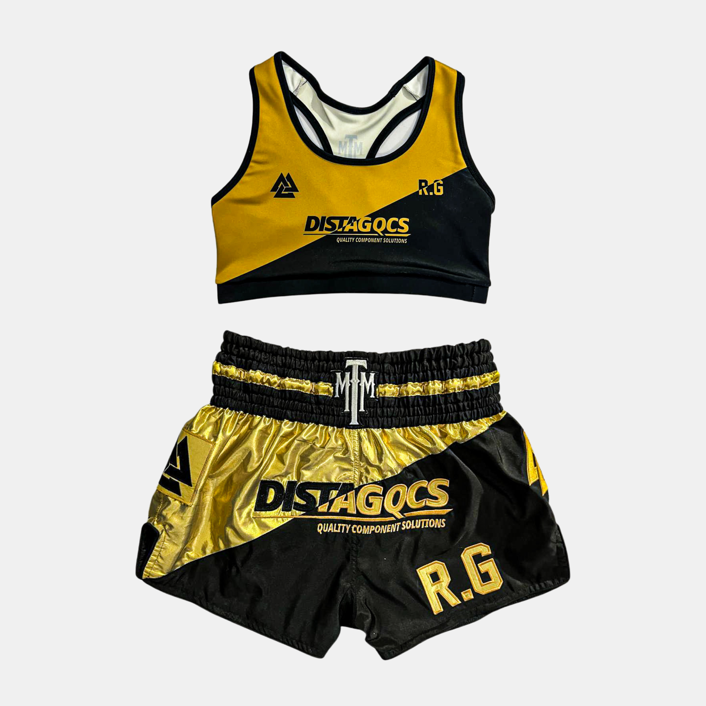 CUSTOM SET | SPORTS BRA + MUAY THAI SHORTS COMBO