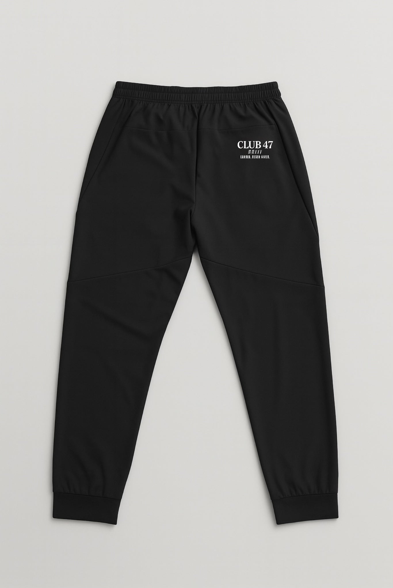 CLUB 47 PERFORMANCE TRAINING PANTS BLACK