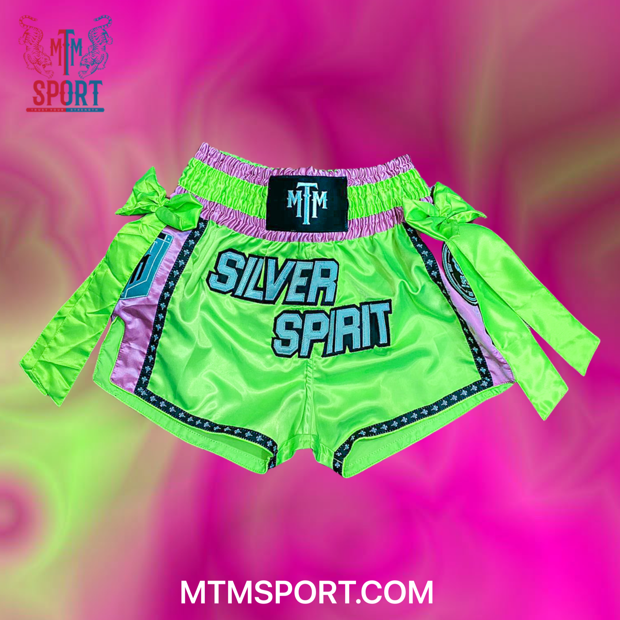 GREEN & BABY PINK