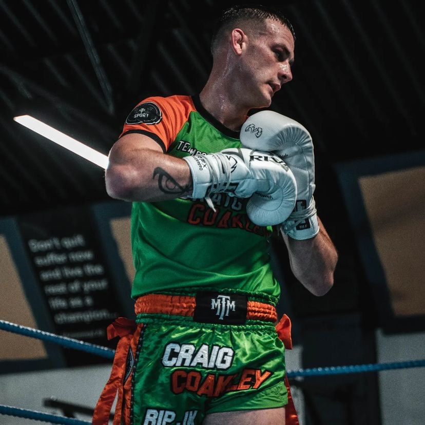 CUSTOM SET | T SHIRT + MUAY THAI SHORTS COMBO