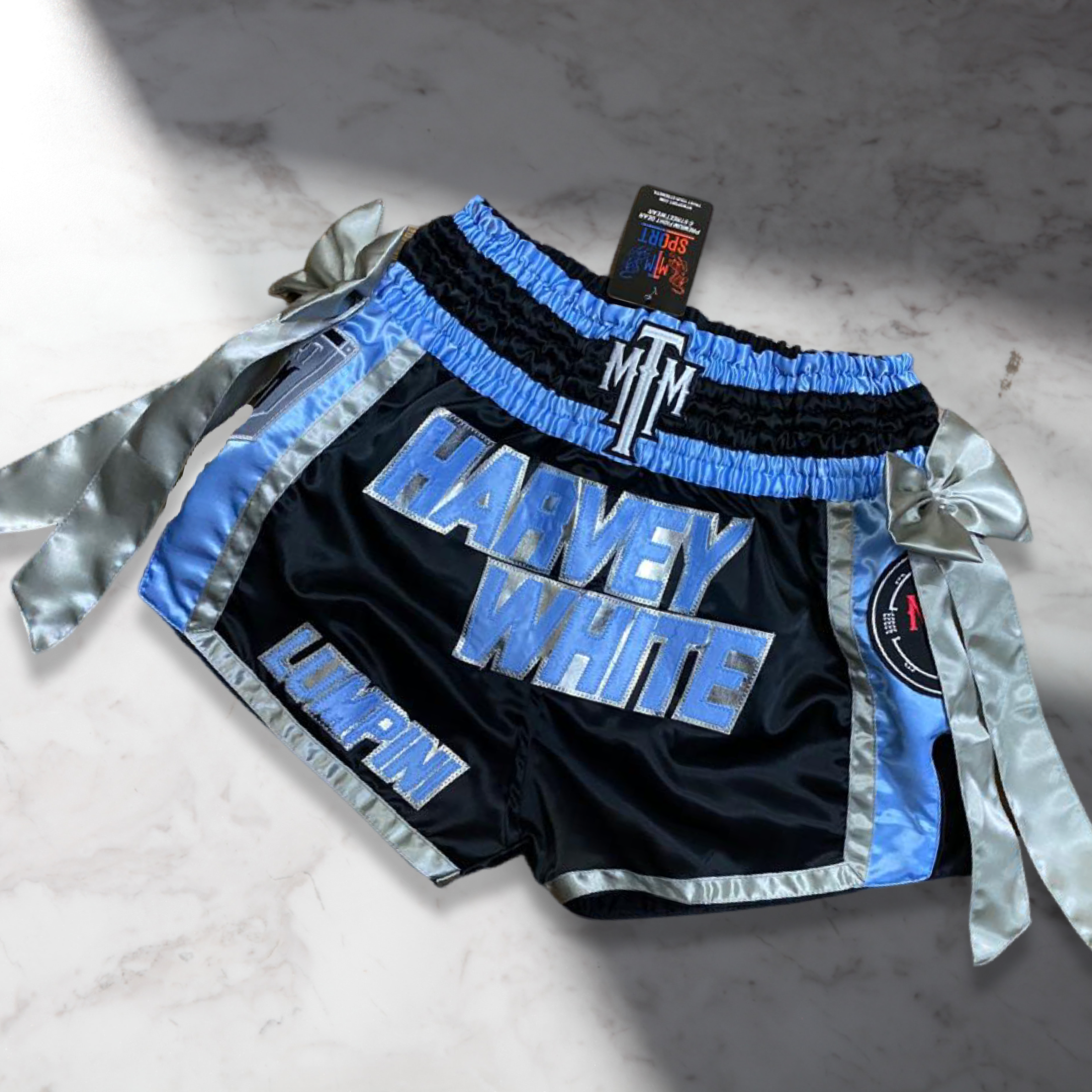 BLACK, BLUE & SILVER
