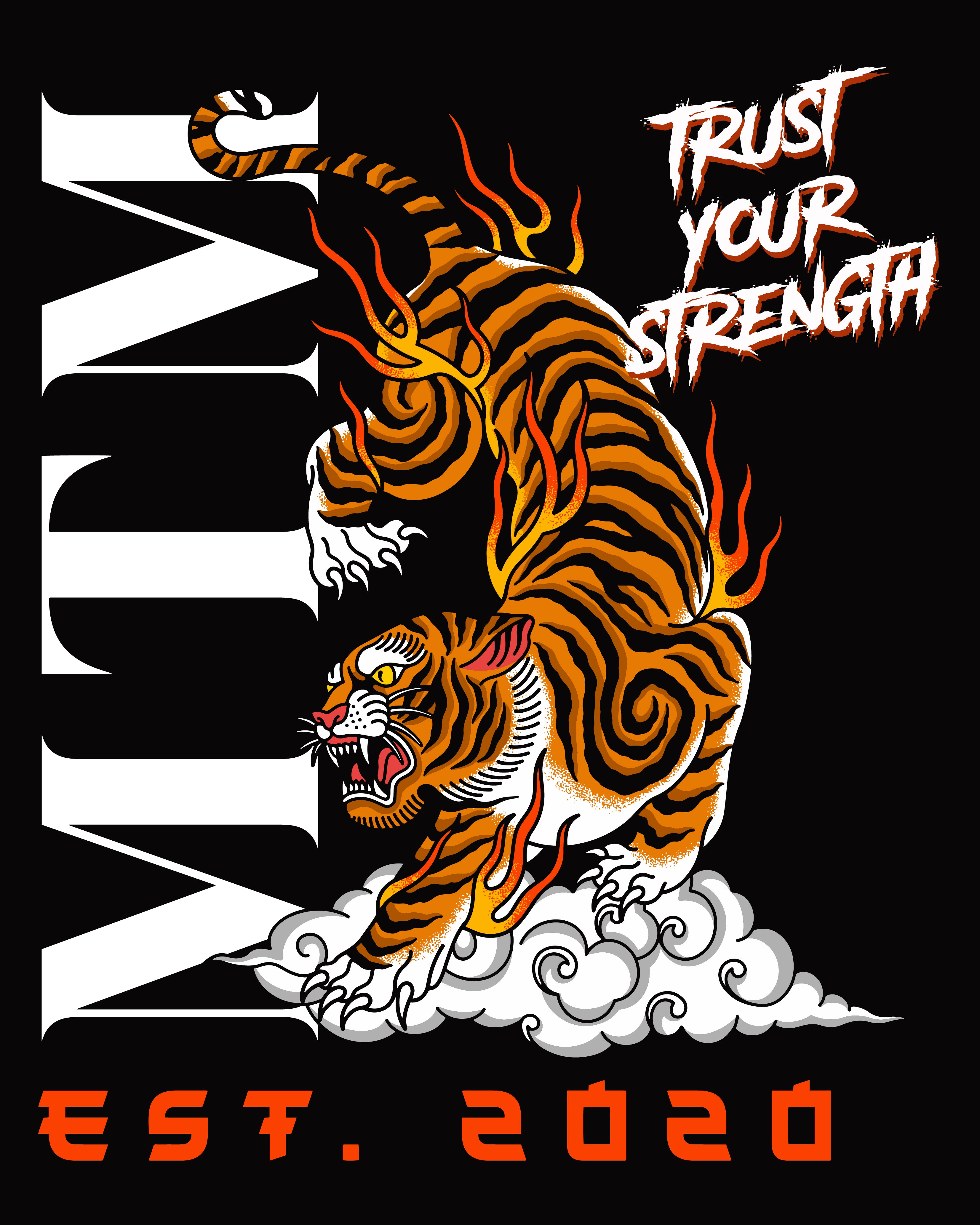 JAPANESE "TRUST YOUR STRENGTH" T-SHIRT