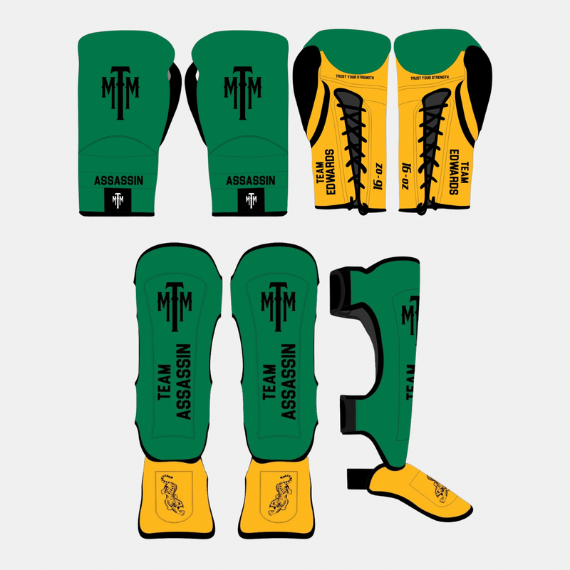 CUSTOM SPARRING KIT | GLOVES + SHINGUARDS